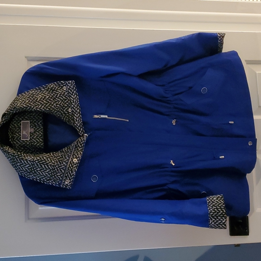 BLUE,CORAL,BLACK JM COLLECTION XL LITE JACKETS
